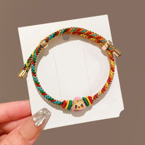 【Selling at a loss】Loong Boat Festival Hand Rope Loong Boat Festival Cute Zongzi Hand Rope Lucky Hand Rope Girl Hand Rope Hand Rope Woven Hand Rope Colorful Rope Keep Safe
