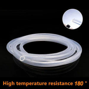 1/5 mét dùng cho thực phẩm silicon trong trong suốt ống cao su ID 0.51 2 3 4 5 6 7 8 9 10 12mm OD linh hoạt không độc hại ống silicon
