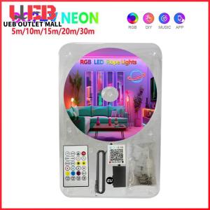 UEB Flexible Neon Strip Light IP67 Waterproof LED Neon Light Strip for Bedroom Decor