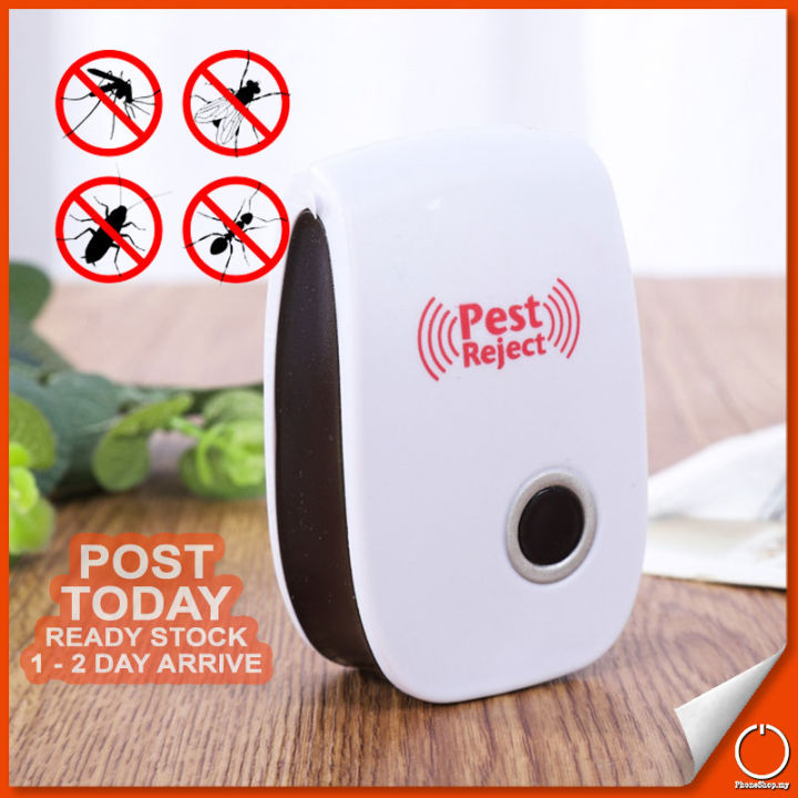 𝐍𝐎𝐈𝐒𝐄𝐋𝐄𝐒𝐒 Ultrasonic Pest Control Repeller Electric LED Indicator