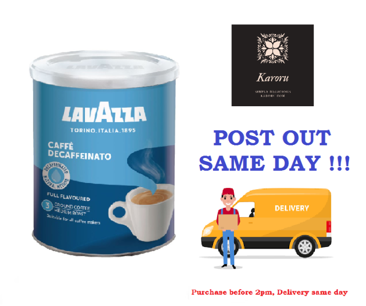 Lavazza Tin Decaf Ground Coffee 250g Lazada