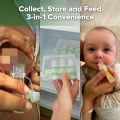 (Haakaa) Silicone Colostrum Collector Set 4 ml, 2 pcs อุปกรณ์เก็บน้ำนม ป้อนนม สำหรับเด็ก. 