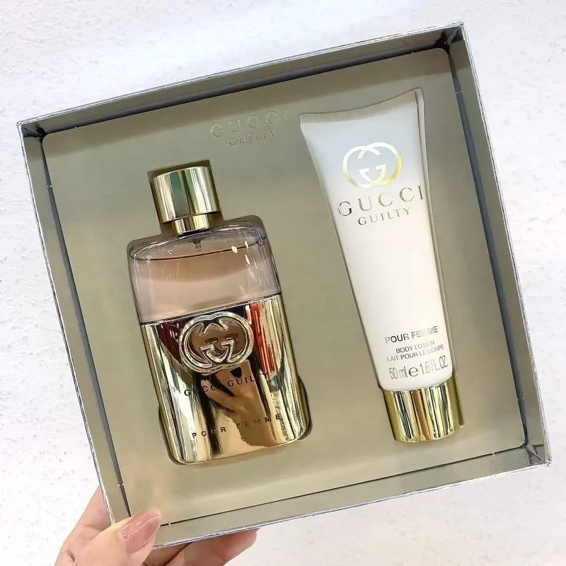 GUCCI GUILTY SET (Edp 50ml and Lotion 50ml) เซ็ตน้ำหอมกุชชี่