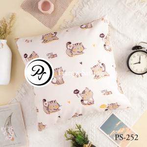 Sarung Bantal Sofa Kursi Motif PS-252 PESYENKU Aesthetic Kusyen Ukuran 40x40 Resleting Cushion Cover Serban estetik Maju Mandiri Sukamaju
