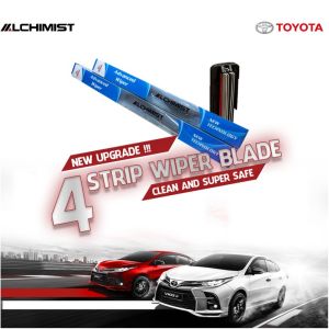 Gạt Mưa Xe Ô tô Toyota Vios Theo Từng Đời XeLoại Silicon 4 Lưỡi Cao Cấp Thiết Kế Thông Minh Gạt Êm Và Sạch Hơn