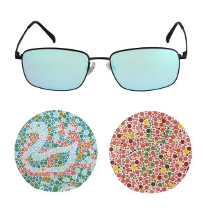 Titanium glasses men Color Blind Glasses for Men Red-Green Blindness Used Indoor Outdoor improve Color Vision Abnormalities CB8322