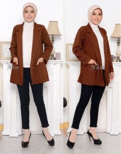 Blazer Outwear Luaran Wanita Shakira Honstut Pakaian Kekantor