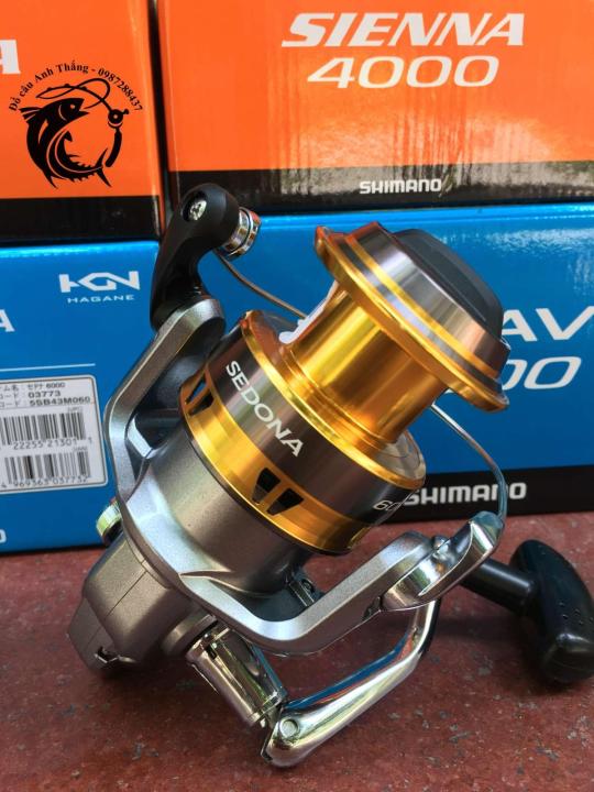 máy câu shimano sienna 6000 Máy câu cá Shimano Sedona 6000 chính hãng
