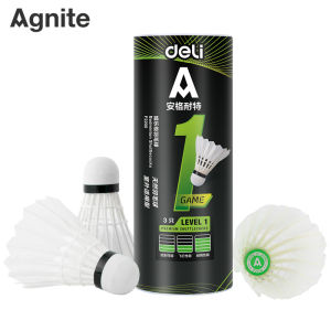 Deli Agnite Shuttlecock/ Kok Badminton Bulu Tangkis Premium High Quality Isi 3 dan 6 F2200 F2201