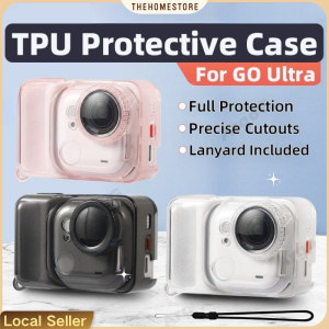 Insta360 GO Ultra TPU Protective Case with Lens Cap & Lanyard Soft Sleeve Cover Insta360 GO Ultra Accessories