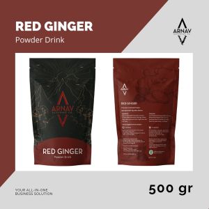 Arnav Powder Drink Red Ginger - Bubuk Minuman Jahe Merah Premium Powder Drink 500 gr
