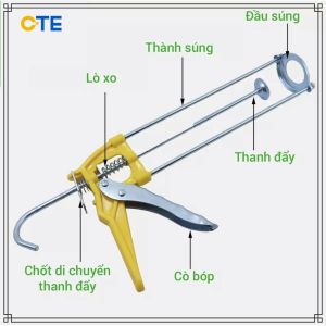 Keo silicon A500 Applod pro dán cửa kínhbồn rửa chén bể cáhồ bơichịu nhiệt chống thấm nước