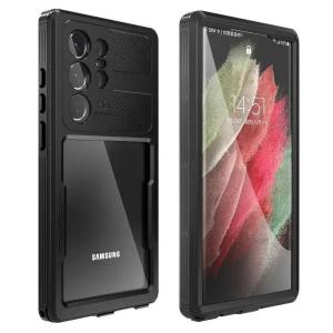 IP68 Full Sealed Transparent Waterproof Case For Samsung S25 S24 S23 Ultra Plus Diving Shockproof Protect Cover Screen Protector