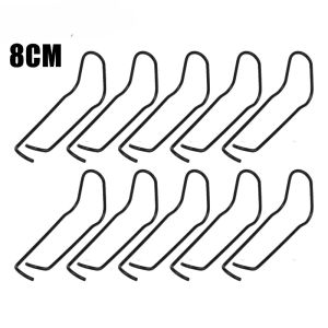 Garden Trellis Clips Plant Vine Stakes Connectors Galvanized Steel Gardening Vegetable Climbing Vine Support Metal Wire Buckles