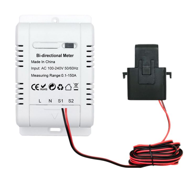 Pv2 Way Solar PV Bidirectional Two Way ZigBee Energy Meter with Clamp Current ...