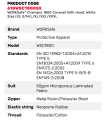 WORKSafe Chempro 1800 Disposable Coverall Chemical Resistant Hooded. 