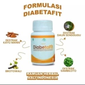 Diabetafit Asli 100% Original Herbal Obat Diabetes Kencing Manis isi 30 & 60 Kapsul Ampuh Resmi BPOM
