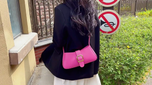 Fashion Bag Armpit Bag Shoulder Bags for Girl Women Lady Purse Solid Color Underarm Trendy Handbag Carrying Tote Bags