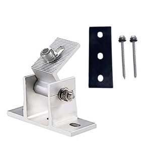 2/4set Solar Panel Mounting Bracket Adjustable Solar Panel Tilts Mount Bracket Base Flat Roof Mount Holder Easily Install