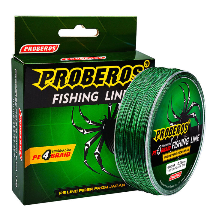Strongest 100M 4 Stands Fishing Line Braided PE Line 6LB 8LB 10LB 15LB 20LB  25LB 30LB 35LB 40LB 50LB 60LB 70LB 80LB 100LB Fishing Line Braided