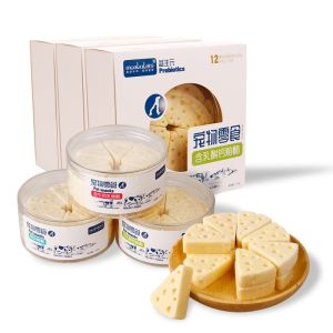 MONBAB Pet cheese block Calcium supplement Probiotics Bad breath Cheese Snack per piece