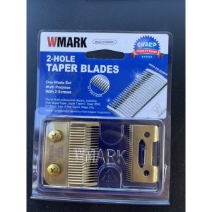 WMARK Cordless Hair Clipper Blade Ceramic Taper and Fade Blade with 2 Holes for Precision Cutting for electric hair clippers