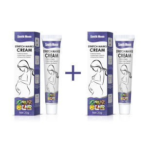 【100% Effective】South Moon Stretch Marks Cream Skin Body Cream Stretch Marks Remover Scar Removal Powerful Postpartum Obesity Pregnancy Cream Body Mark Skin Care Effective Anti Stretch Scar Remover Cream(20g)