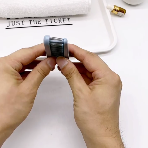 Gấp tiện lợi Lược chải tóc hai đầu du lịch Lược chải tóc S Túi Gấp Lược chải tóc bàn chải Lược du lịch ngoài trời cho phụ nữ