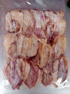 หมึกผ่า A5 ไซส์กลาง ตัวสวย เนื้อหนา ไม่เค็ม  แพ็ค 200 กรัม *ถ่ายจากสินค้าจริง*