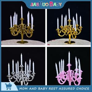 JiaShuo Baby Toy 1 Bộ nến và nến giá đỡ nến bánh tiệc sinh nhật Đồ trang trí