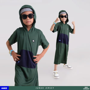 JUBAH HOODIE ANAK JERSEY ROKIDZ Gamis Sholat Anak Laki-laki by ROSAL