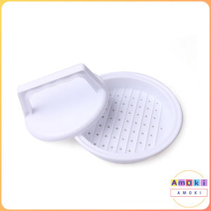 Amoki Creative Hamburger Meat Press Maker DIY Mold Kitchen Tool Round Meat Patties Mould