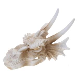 Aquariums Resin Dinosaur Skull House Shelter Decorations Aquatic Pet Hideouts Cave Fish Tanks Ornament Scene Landscape