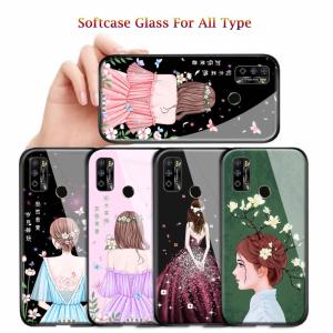 Softcase Glass Kaca OPPO A15S /A15 - Casing Hp - J84 OPPO A15S /A15 - Pelindung hp - Case Handphone - Pelindung Handphone