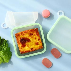 DUGDS Washable Travel Food Container Home Toast Packing Fruit Storage Pouch Lunch Bag Sandwich Box Snack Bag Lunch Box