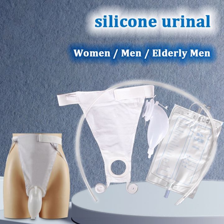 Silicone urinal, men's and women's urinal, urine collector, urine bag ...