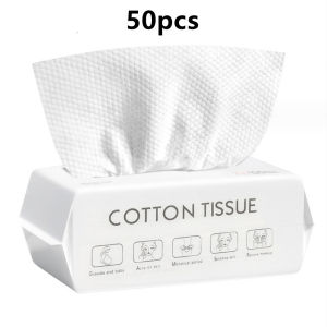 50/100PCS Disposable Wash Face Towel Clean Face Towel Cotton Remove Makeup Facial Tissue Wash Towels