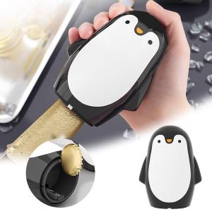 JS SHOP Creative Wine Opener Magnetic Beer Bottle Opener Stainless Steel Penguin Wine Bottle Opener Kitchen Bottle Opener Bar Tool