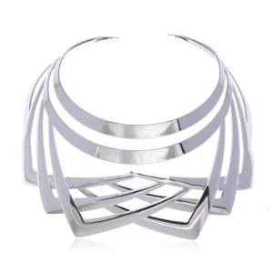 Lớp Dây chuyền cổ sang trọng Vòng cổ hiện đại sắc nét cổ áo thanh lịch Choker Vai chuỗi kim loại choker