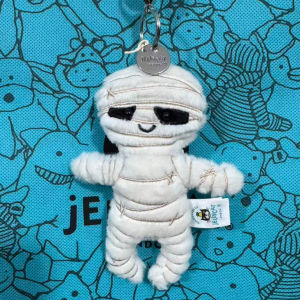Original New Jellycat Complete set of accessories including a steel stamp a penguin plush toy a West Highland terrier doll and a Barcelona bear