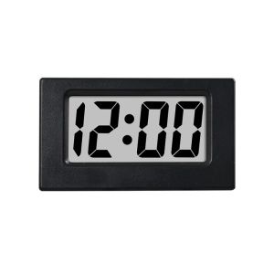 OKDEALS01 Mute LED Digital Clock Time Display Simple Mini Triangle Clock Multi-purpose Cute Desk Electronic Clock Home