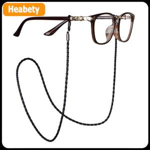 【2-3 days delivery】 Thick Twist Sunglasses Leather Rope Chain Eyewear Braided Glasses Lanyard Strap Outdoor Sports Non-slip Eyeglass Accessories