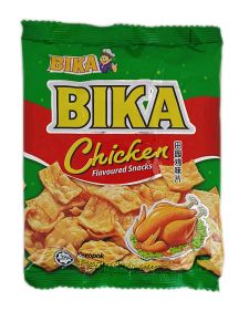 [Bundle Deal] BIKA Keropok Perisa Ayam | Chicken Flavoured Snack | 鸡味片 12g