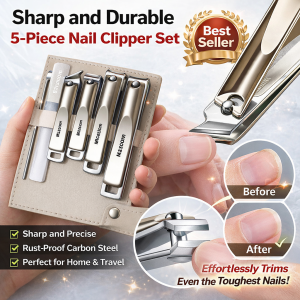 High Quality Stainless Steel Nail Clipper Set Professional Trimmer Pedicure Tools Manicure Kit