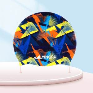 2024 YINGFA Silicone Swimming Cap Adults Waterproof Summer Swim Pool Cap Elastic Protect Ears Long Hair Colorful Diving Hat