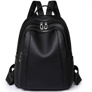 High Quality Leather Backpack Women Large Capacity Backpacks Purses Female Vintage Bag School Bags Travel Bagpack Ladies Bookbag2026