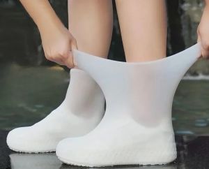 WaterProof Shoe Rain Boots Covers Lip-Resistant Rubber Rain Boot Rain Gear Overshoes For Outdoor Rainy Shoes