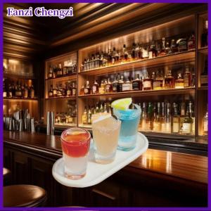 Fanzi 4 cái 1:12 Dollhouse Miniature Cocktail khay Mô hình đồ uống đồ chơi phụ kiện tự làm vi cảnh trang trí