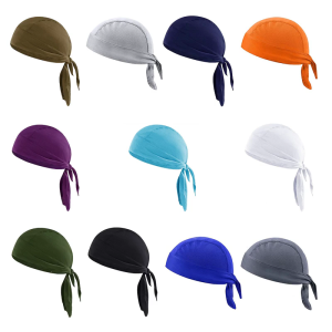 Sweat Absorbing Helmets Liner Hat Cooling Headscarf Breathable Cycling Headgear for Men Motorcycle Sports Accessories