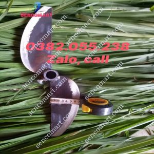 Dao băm chuối mịn dài 40cm lỗ cốt 24mm